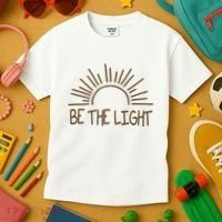 Be The Light Positive Kids T-Shirt thumb 3