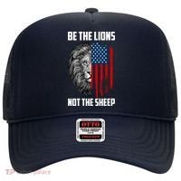 Be The Lions Not The Sheep USA American Flag Hat thumb 0