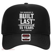 Built To Last 55 Years And Counting 55th Wedding Anniversary Hat thumb 0
