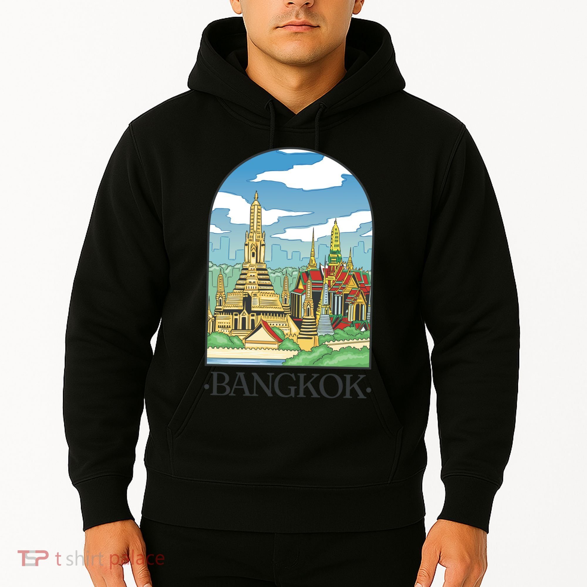 Bangkok Thailand Landscape Hoodie