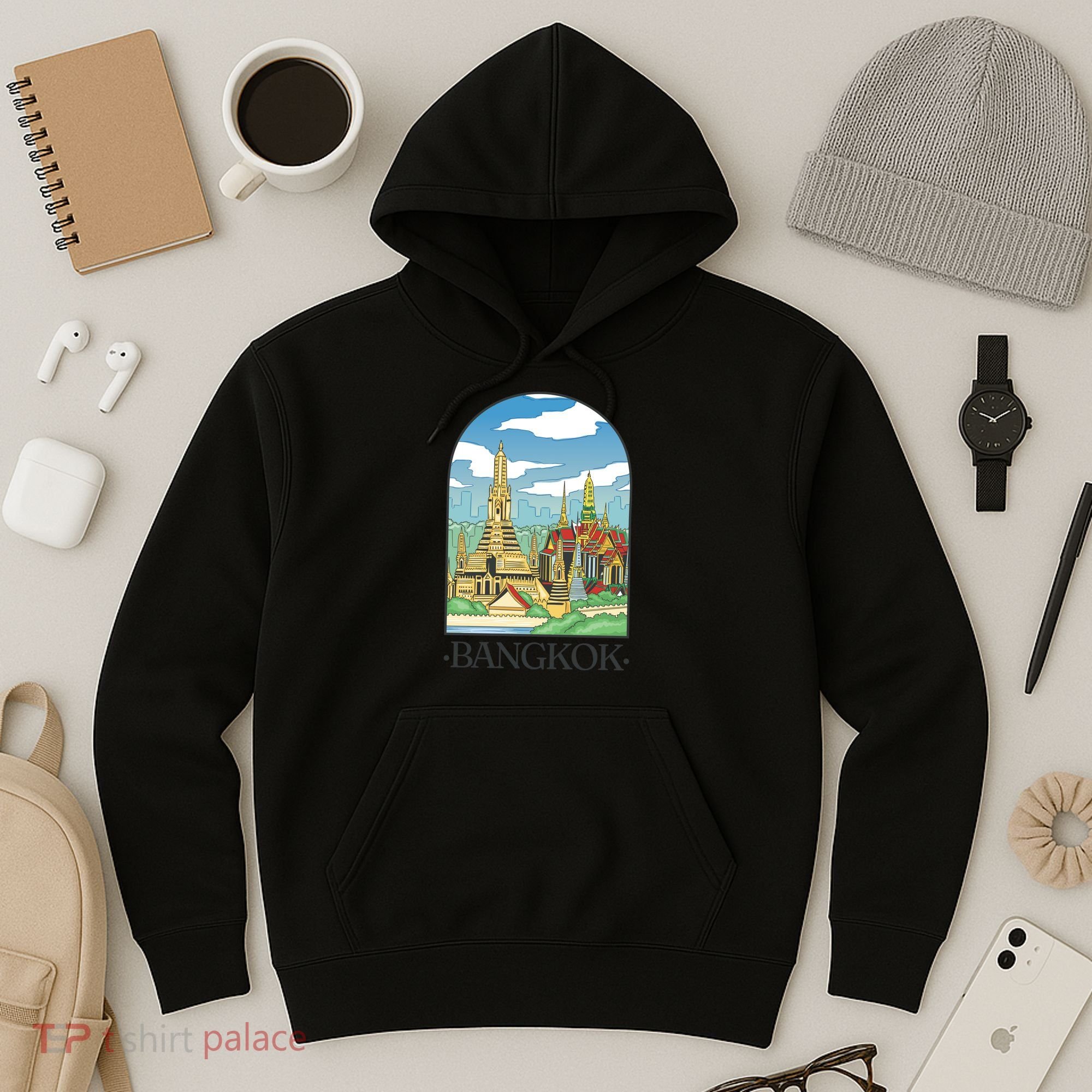 Bangkok Thailand Landscape Hoodie