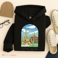 Bangkok Thailand Landscape Hoodie thumb 4