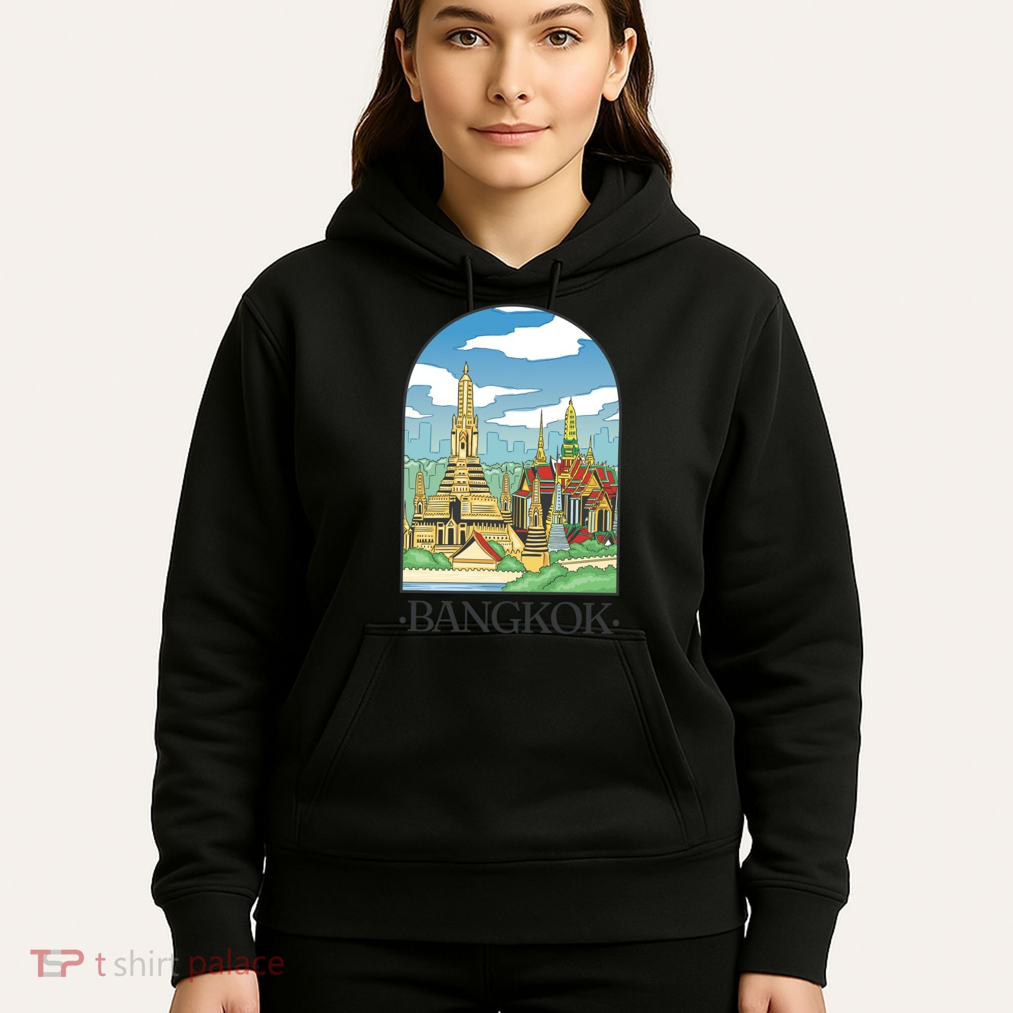 Bangkok Thailand Landscape Hoodie