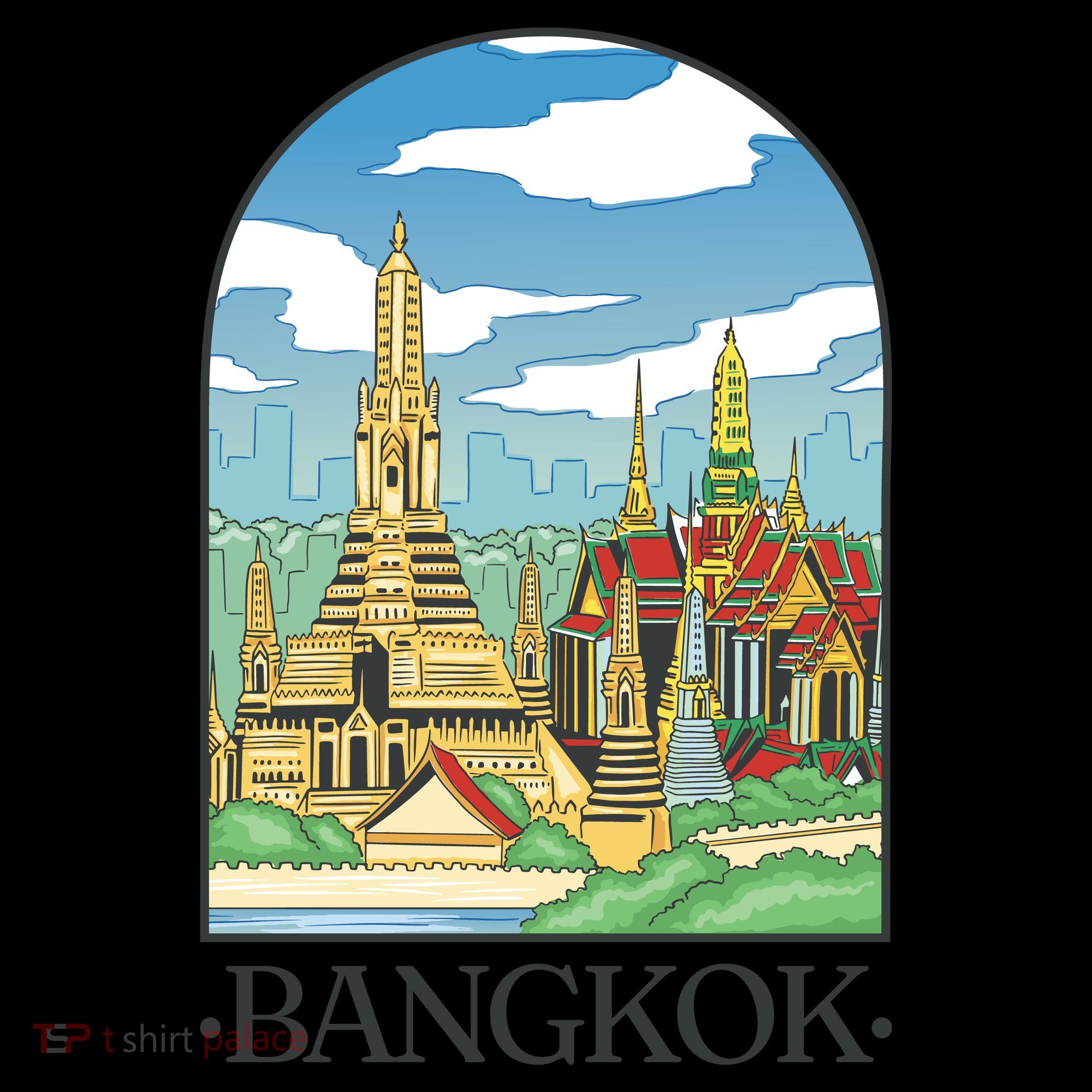 Bangkok Thailand Landscape Women's Hoodie
