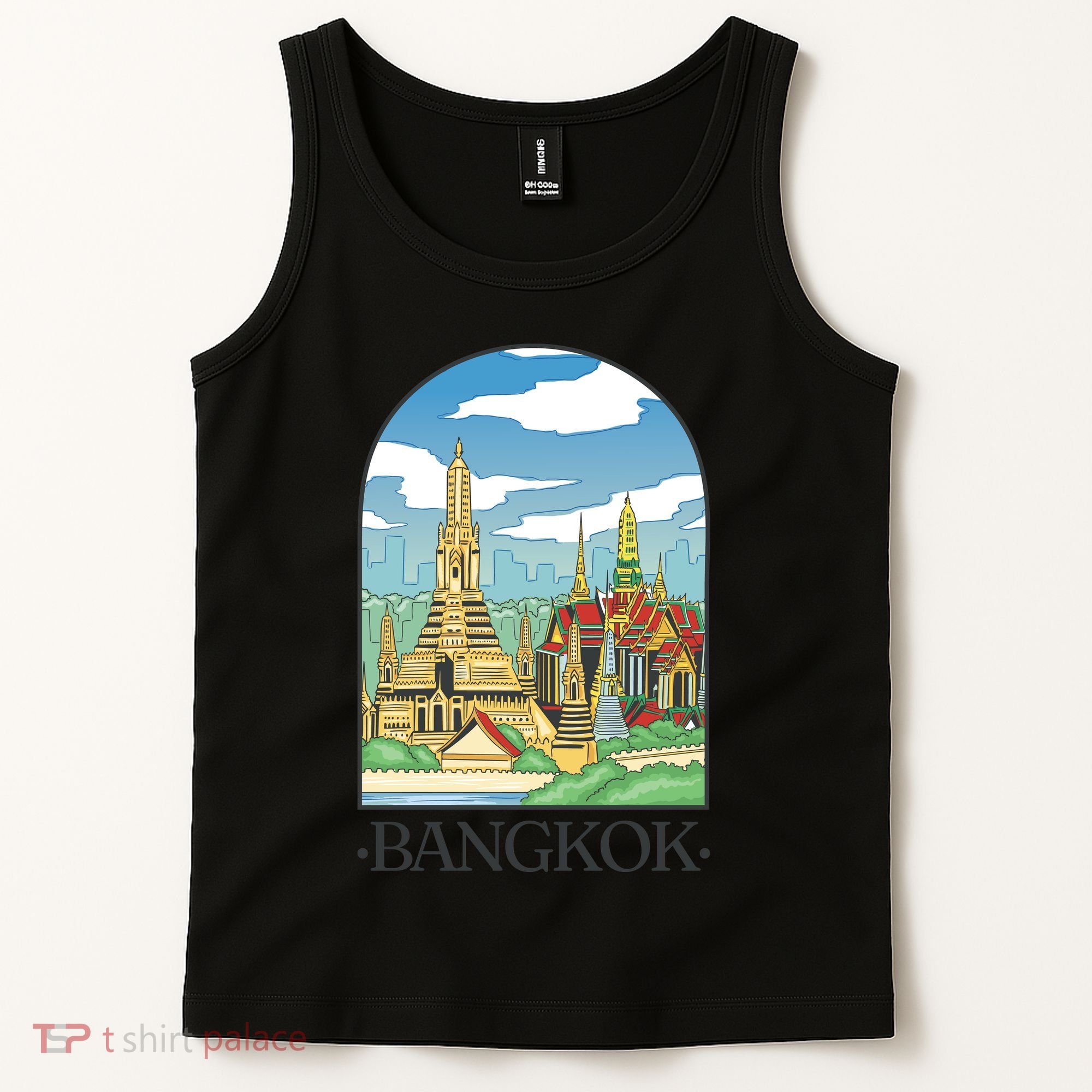Bangkok Thailand Landscape Tank Top