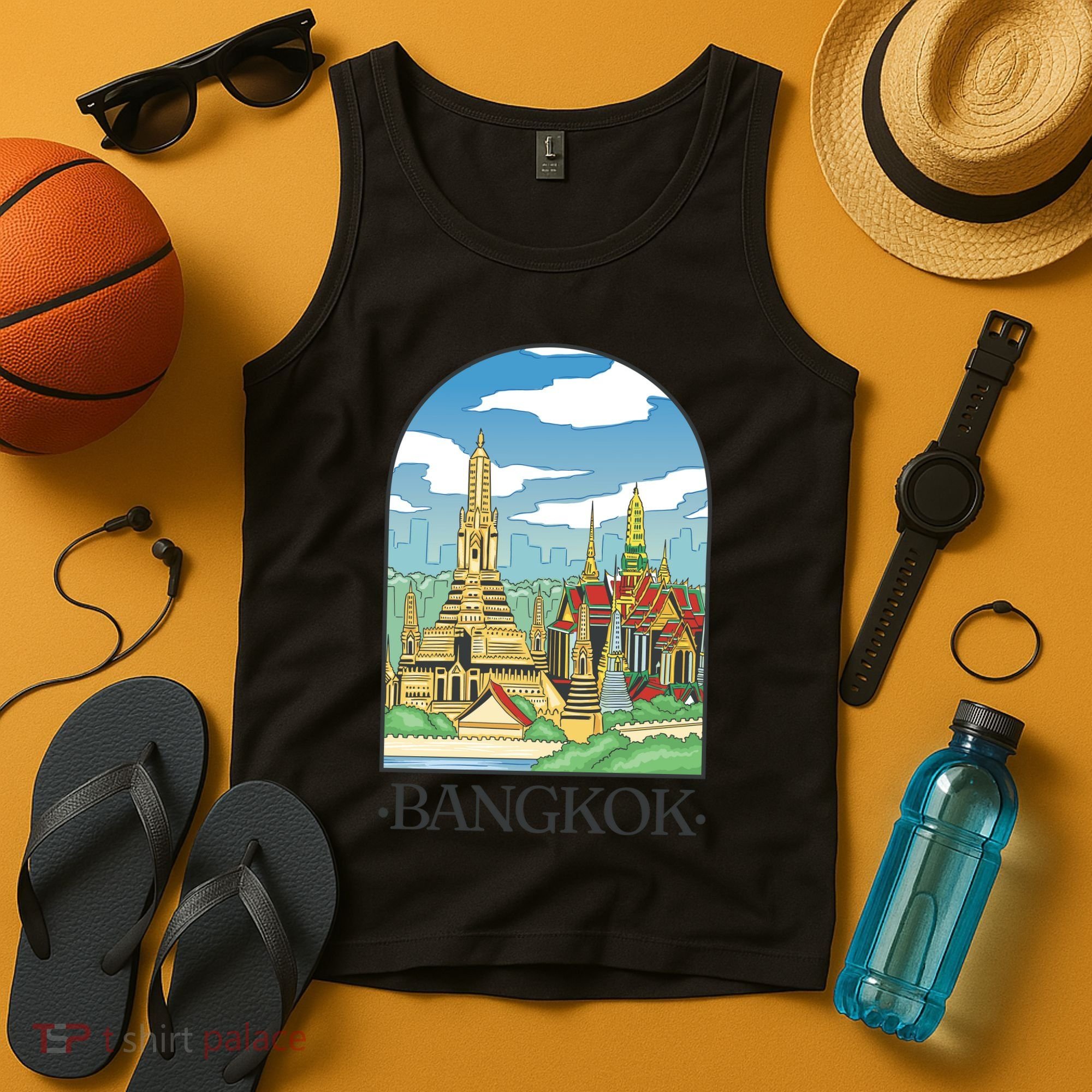Bangkok Thailand Landscape Tank Top