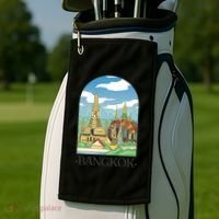 Bangkok Thailand Landscape Golf Towel thumb 2