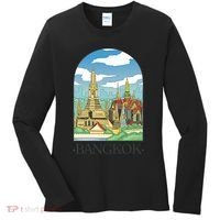 Bangkok Thailand Landscape Women's Long Sleeve Shirt thumb 0