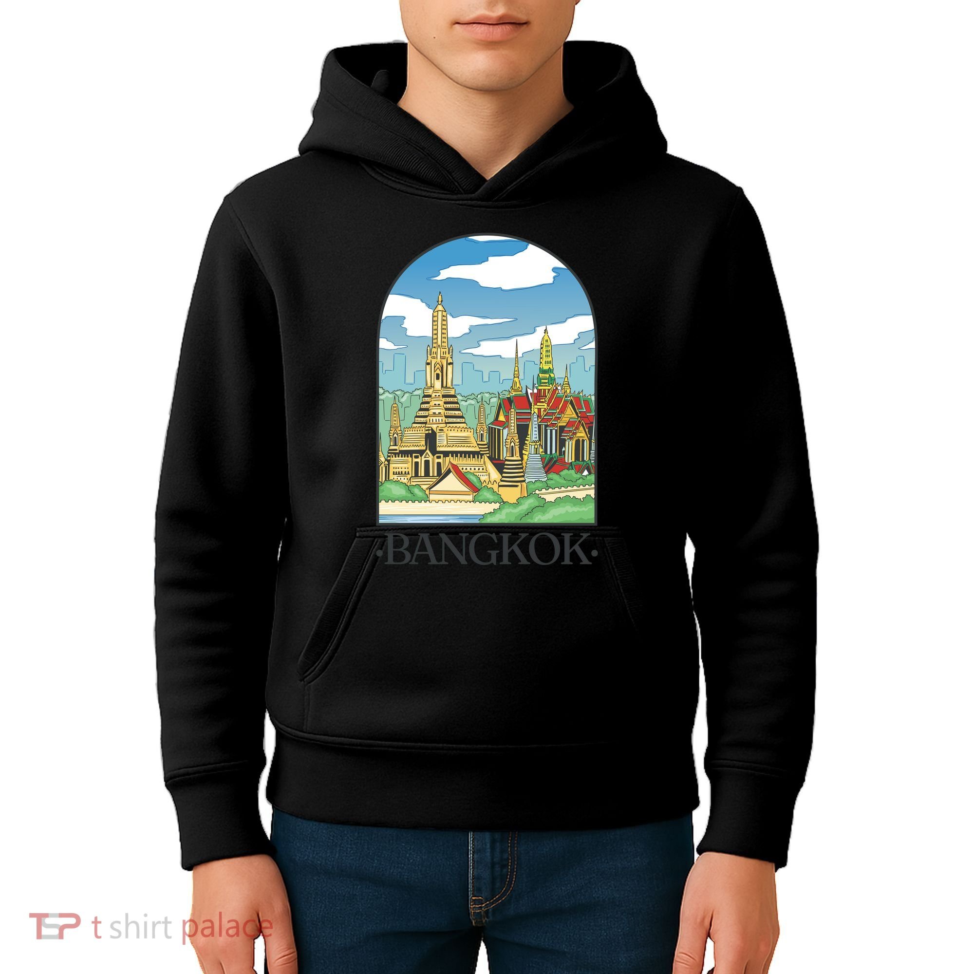 Bangkok Thailand Landscape Kids Hoodie