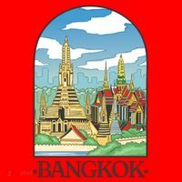 Bangkok Thailand Landscape Santa Hat thumb 1
