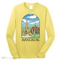 Bangkok Thailand Landscape Long Sleeve Shirt thumb 0