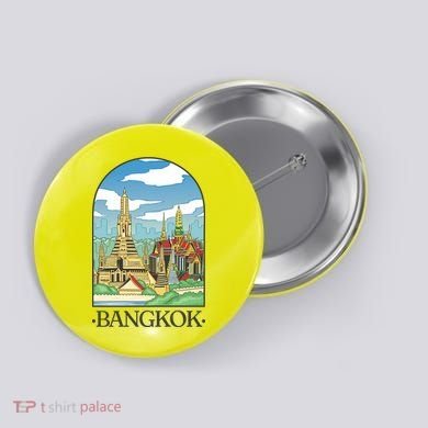 Bangkok Thailand Landscape Button