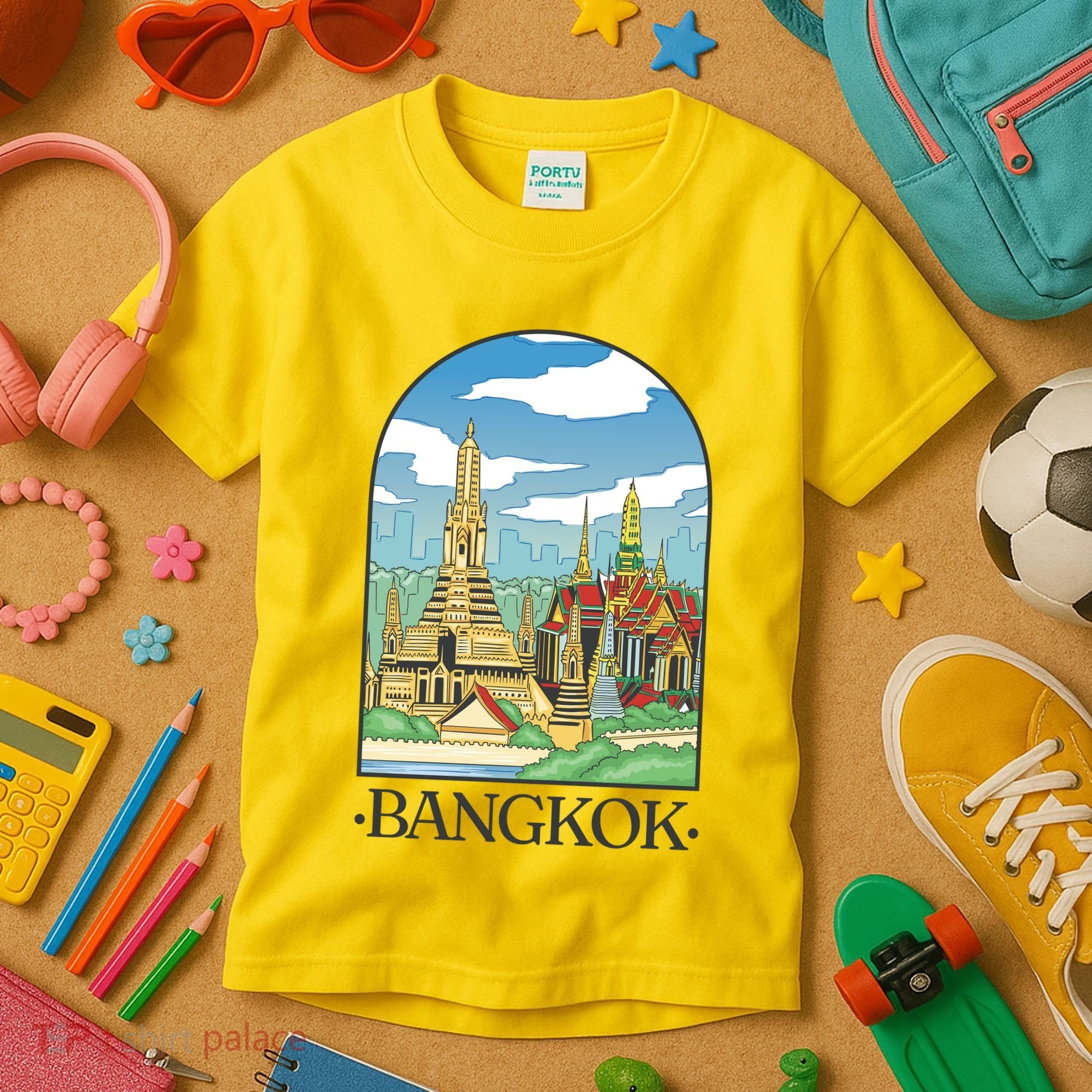Bangkok Thailand Landscape Kids T-Shirt