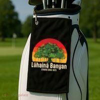 Banyan Tree Lahaina Maui Hawaii Golf Towel thumb 2