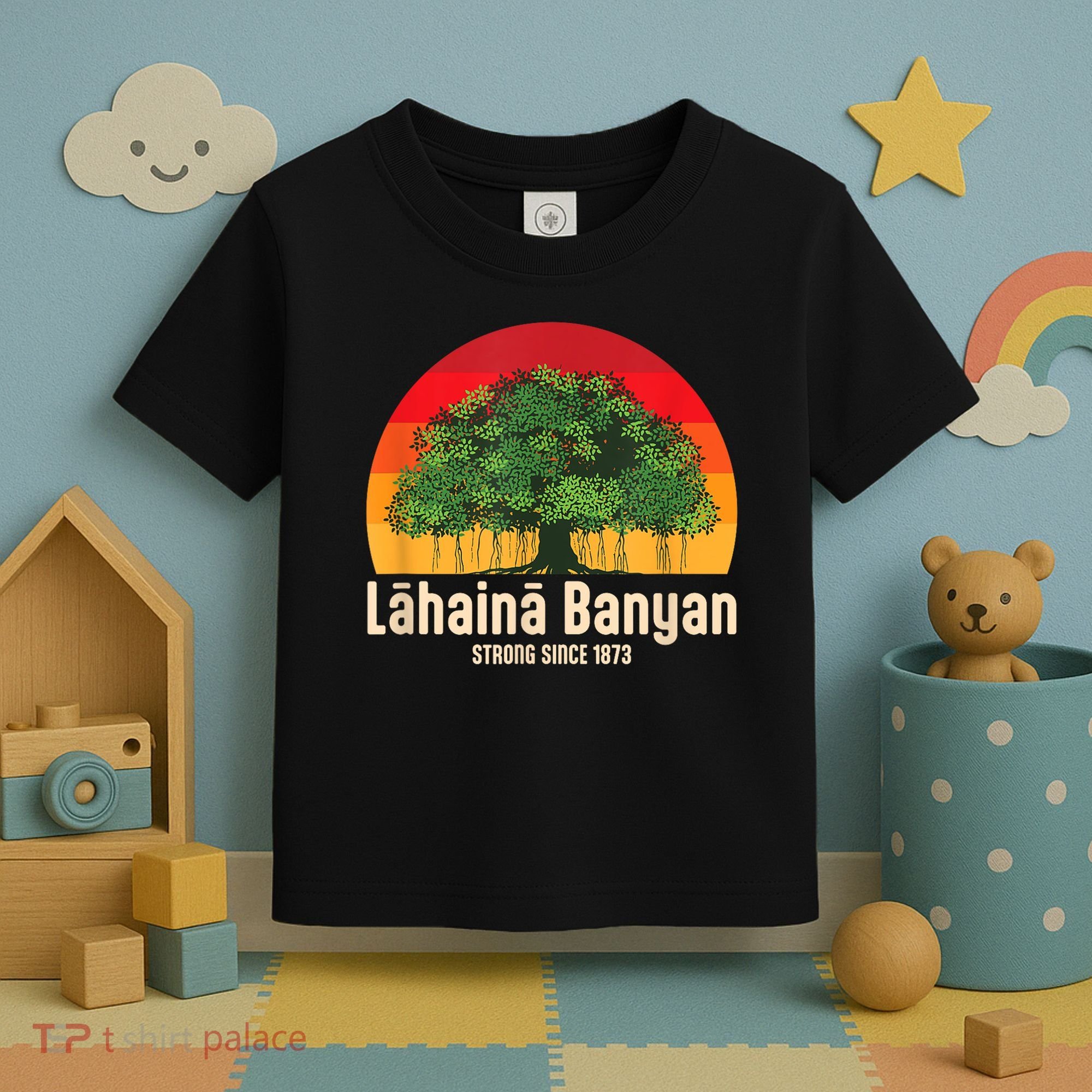 Banyan Tree Lahaina Maui Hawaii Toddler T-Shirt
