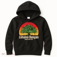 Banyan Tree Lahaina Maui Hawaii Kids Hoodie thumb 0