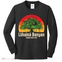 Banyan Tree Lahaina Maui Hawaii Kids Long Sleeve Shirt thumb 0