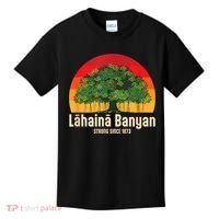 Banyan Tree Lahaina Maui Hawaii Kids T-Shirt thumb 0