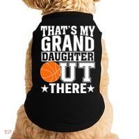 Basketball That's My Grand Daughter Out There Doggie Tank thumb 0