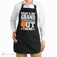 Basketball That's My Grand Daughter Out There Apron thumb 2