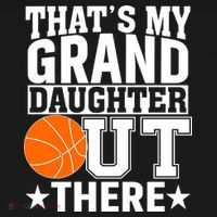 Basketball That's My Grand Daughter Out There Women's Hoodie thumb 2