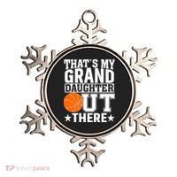 Basketball That's My Grand Daughter Out There Ornament thumb 0