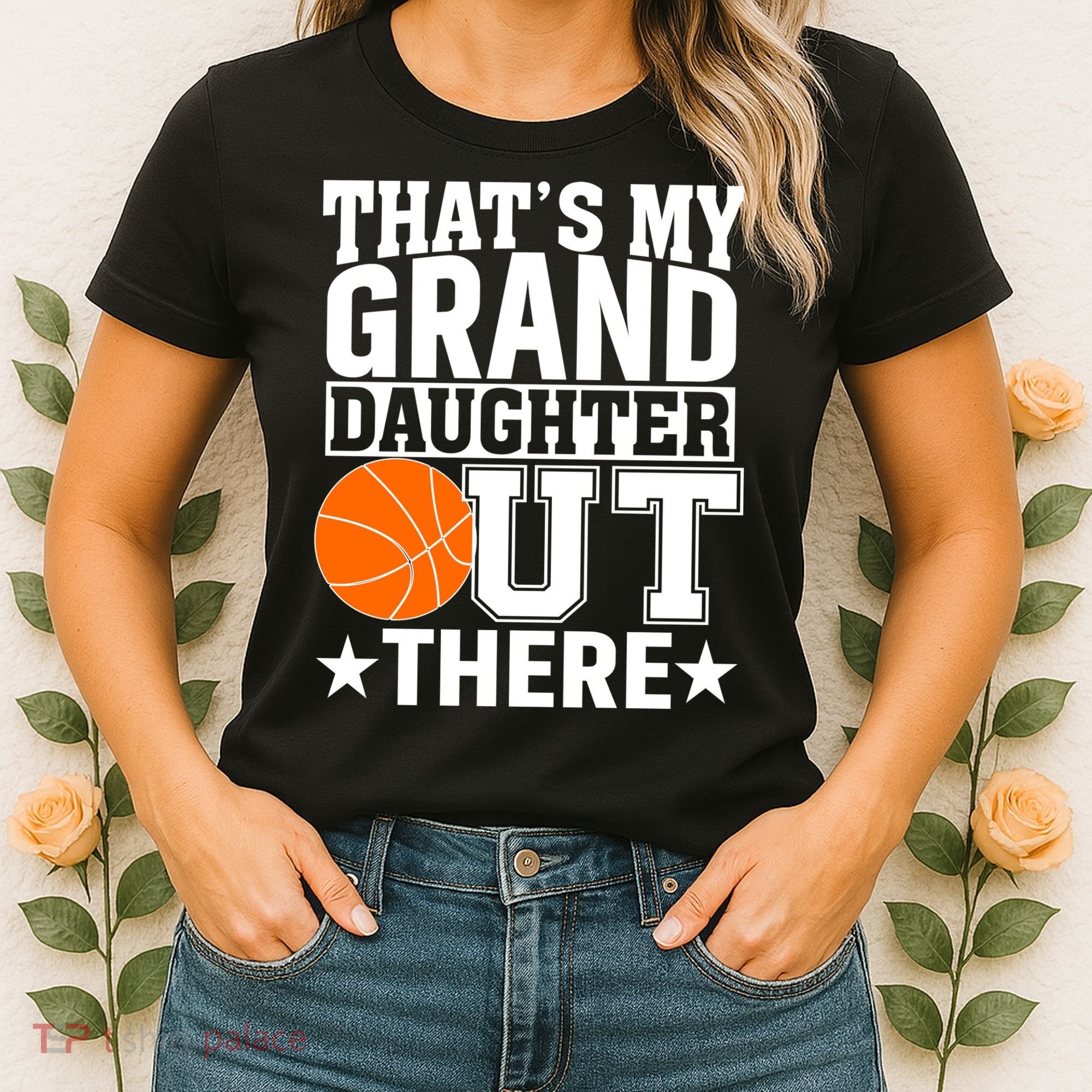 Basketball That's My Grand Daughter Out There Women's T-Shirt