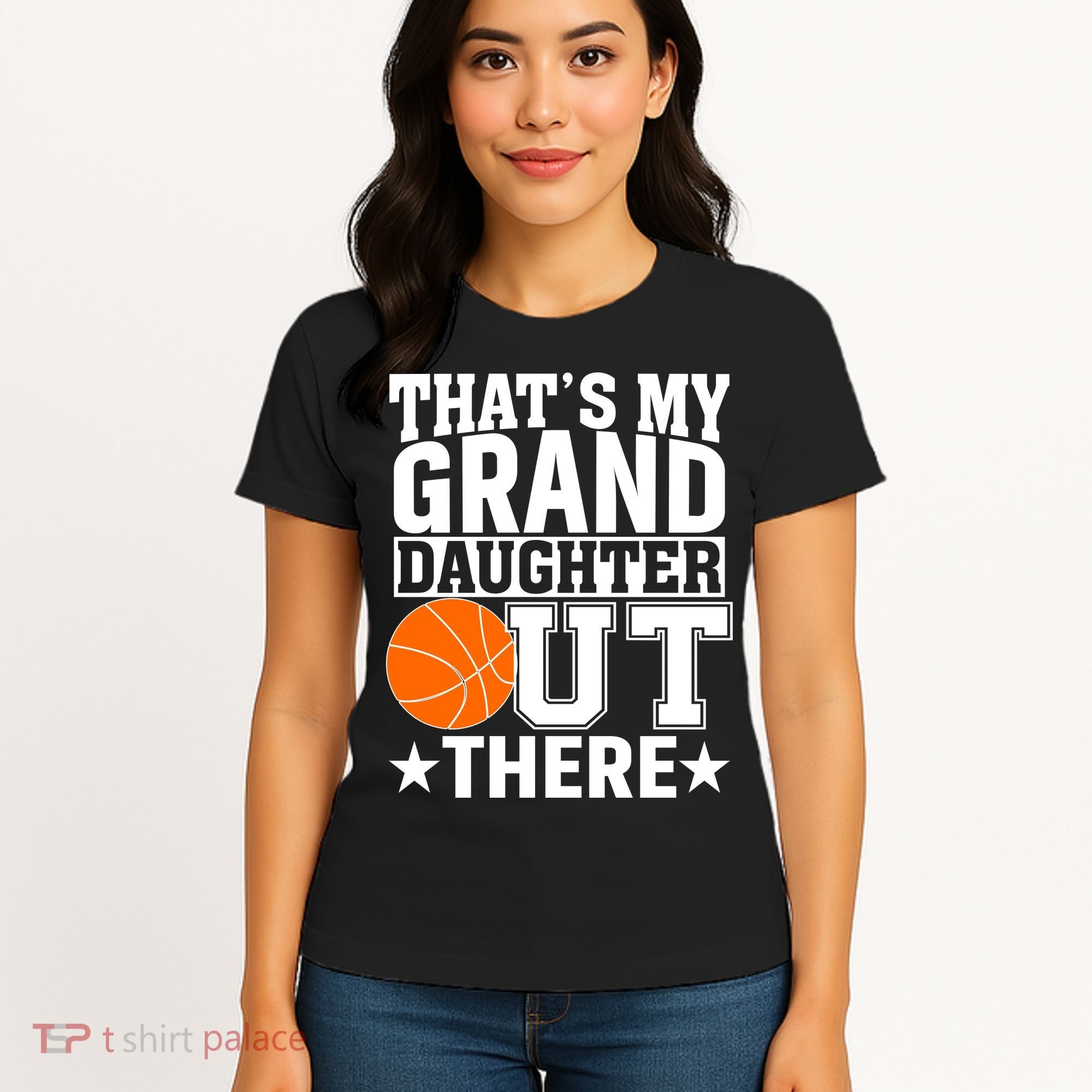 Basketball That's My Grand Daughter Out There Women's T-Shirt