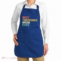 Best Taekwondo Mom Ever Martial Arts Tkd Gift Apron thumb 2