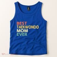 Best Taekwondo Mom Ever Martial Arts Tkd Gift Tank Top thumb 2