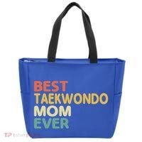 Best Taekwondo Mom Ever Martial Arts Tkd Gift Tote Bag thumb 0