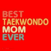 Best Taekwondo Mom Ever Martial Arts Tkd Gift Santa Hat thumb 1
