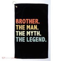 Brother The Man Myth Legend Father’s day gift for Brother Golf Towel thumb 0