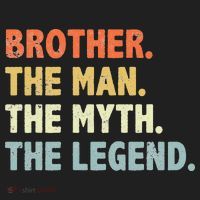Brother The Man Myth Legend Father’s day gift for Brother Golf Towel thumb 3