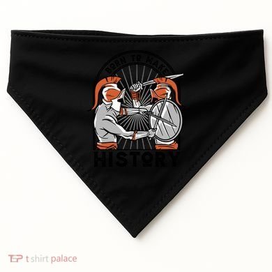 Born To Make History Spartan USA-Made Doggie Bandana