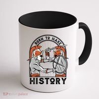 Born To Make History Spartan Coffee Mug thumb 1