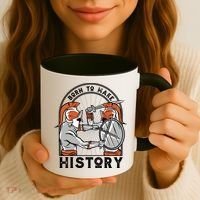 Born To Make History Spartan Coffee Mug thumb 3