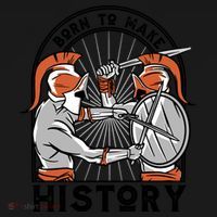 Born To Make History Spartan Women's Tank Top thumb 5
