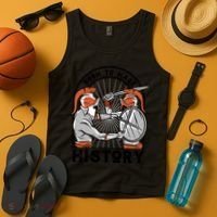 Born To Make History Spartan Tank Top thumb 4