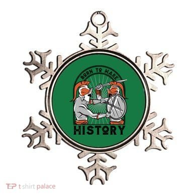 Born To Make History Spartan Ornament