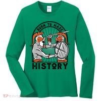 Born To Make History Spartan Women's Long Sleeve Shirt thumb 0