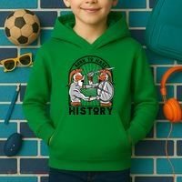 Born To Make History Spartan Kids Hoodie thumb 2