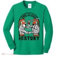 Born To Make History Spartan Kids Long Sleeve Shirt thumb 0