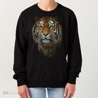 Bengal Tiger Meaningful Gift Endangered Wildlife Lover Big Cat Gift Women's Sweatshirt thumb 0