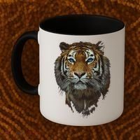 Bengal Tiger Meaningful Gift Endangered Wildlife Lover Big Cat Gift Coffee Mug thumb 2