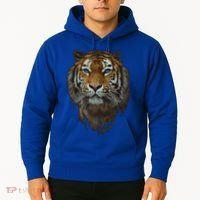 Bengal Tiger Meaningful Gift Endangered Wildlife Lover Big Cat Gift Hoodie thumb 2
