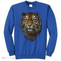 Bengal Tiger Meaningful Gift Endangered Wildlife Lover Big Cat Gift Sweatshirt thumb 0