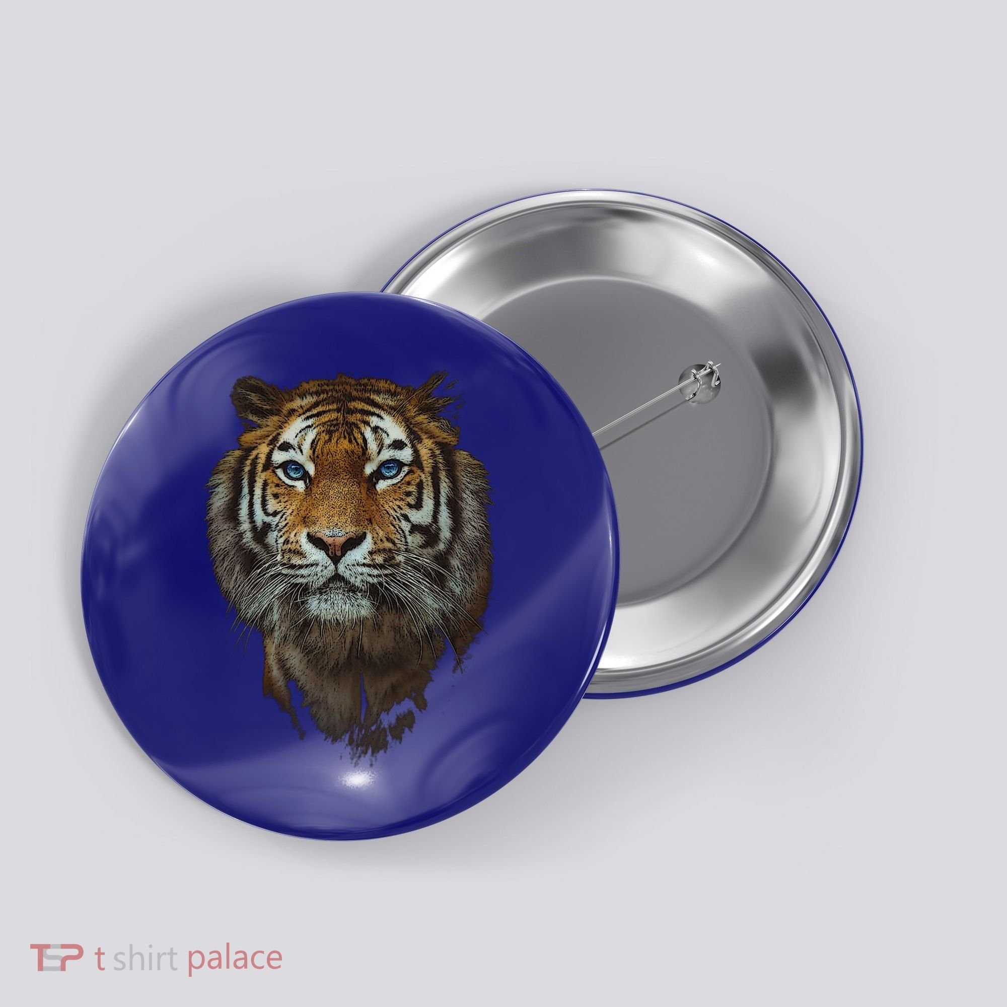 Bengal Tiger Meaningful Gift Endangered Wildlife Lover Big Cat Gift Button
