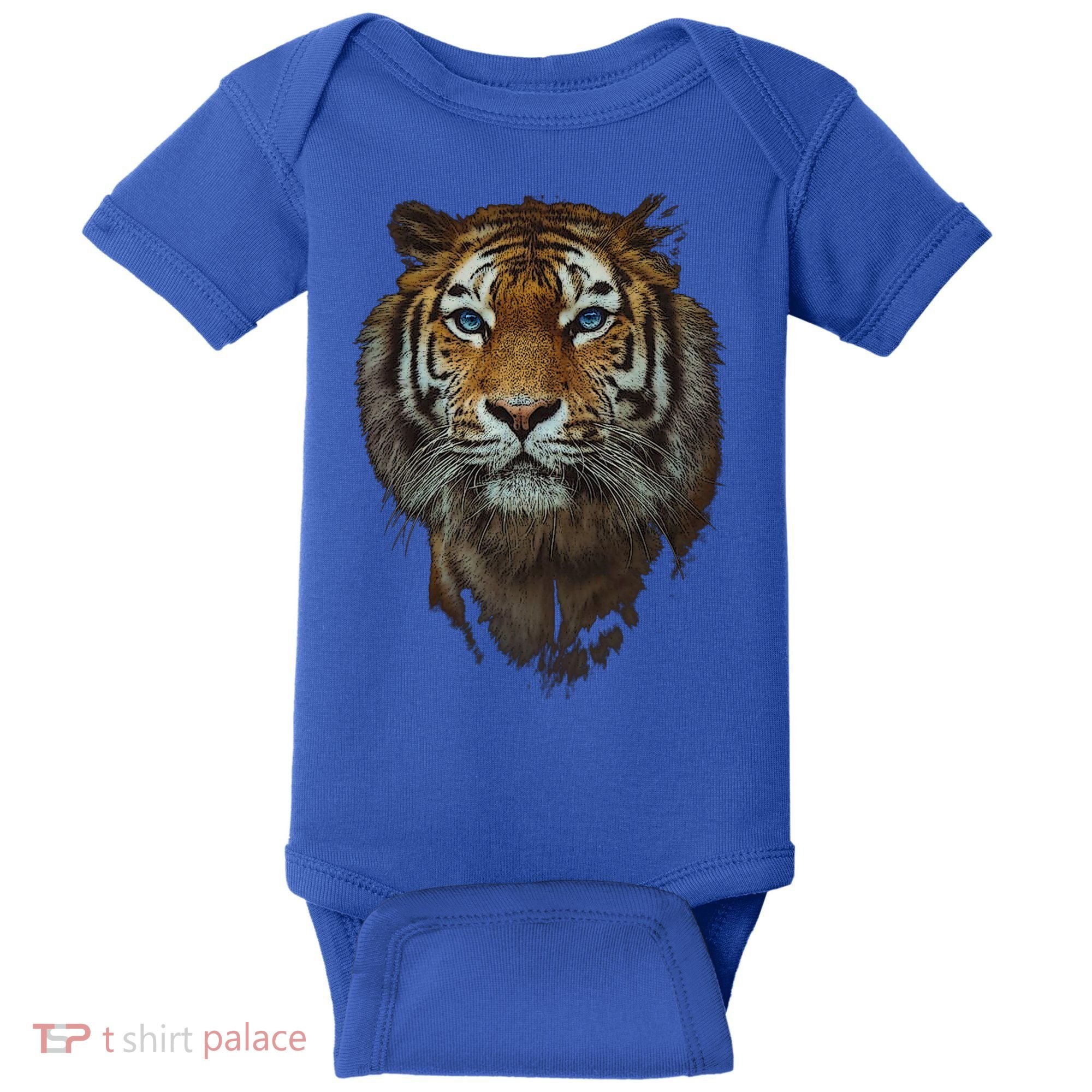 Bengal Tiger Meaningful Gift Endangered Wildlife Lover Big Cat Gift Baby Bodysuit