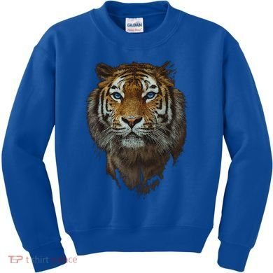 Bengal Tiger Meaningful Gift Endangered Wildlife Lover Big Cat Gift Kids Sweatshirt